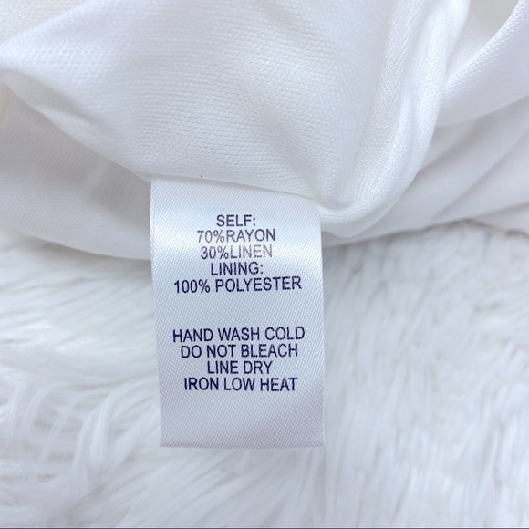 NWT LULUS Out To Lunch Tie-Back White Romper - Picture 7 of 10